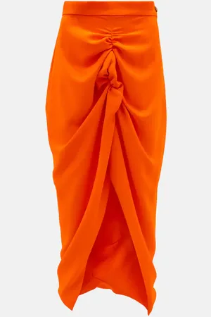 Vivienne Westwood Jupe midi asymétrique Panther en crêpe