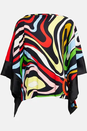 Puccini Blouse Marmo imprimée