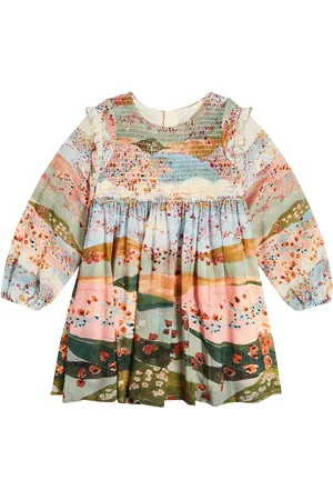 Chloé Chloé Kids Robe imprimée en coton