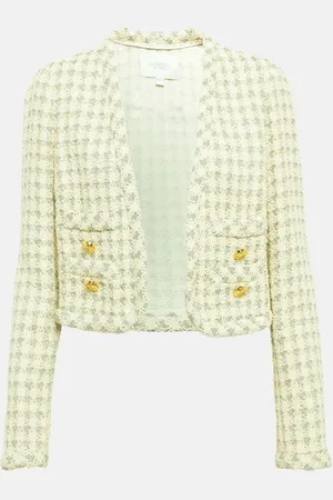 Giambattista Valli Veste raccourcie en tweed de coton mélangé