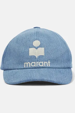 Isabel Marant Casquette Tyron en jean à logo