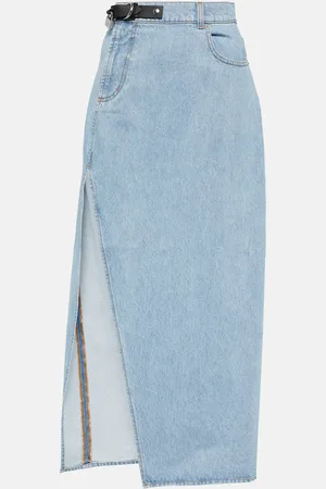 J.W.Anderson Jupe longue asymétrique en jean