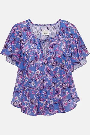 Isabel Marant Blouse Penelope imprimée en soie mélangée