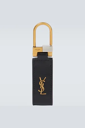 Saint Laurent Porte-clés YSL en cuir
