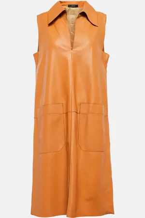Joseph Robe midi Berwick en cuir