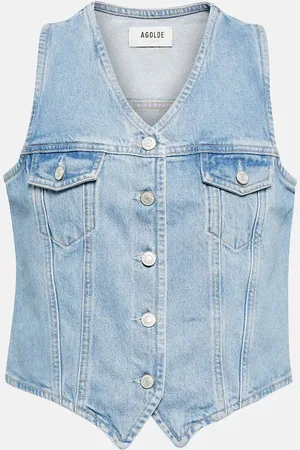 AGOLDE Veste sans manches 70’s en jean