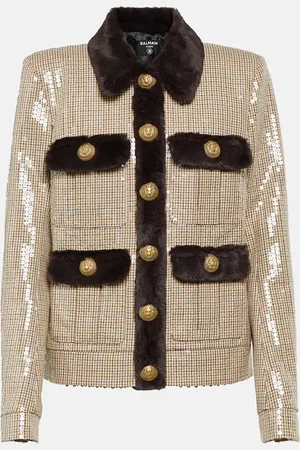 Balmain Veste à sequins