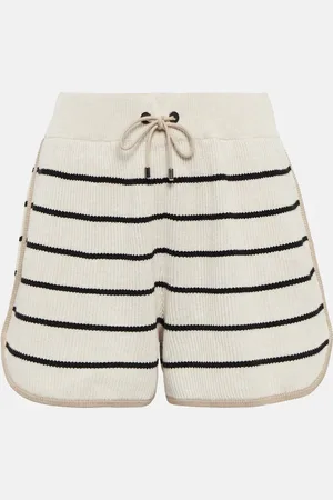 Brunello Cucinelli Short rayé en coton
