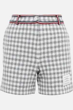 Thom Browne Short en coton à carreaux