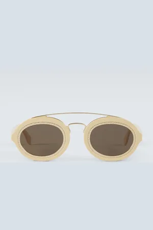 Fendi Lunettes de soleil FF Around ovales