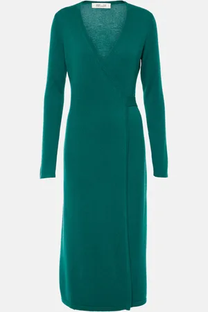Diane von Furstenberg Robe portefeuille Astrid en laine et cachemire