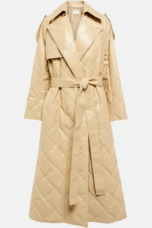 The Row Trench-coat Agathon en cuir matelassé