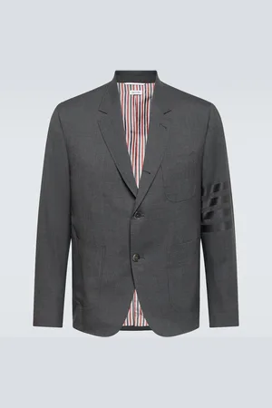 Thom Browne Blazer Shrunken Sack 4-Bar en laine