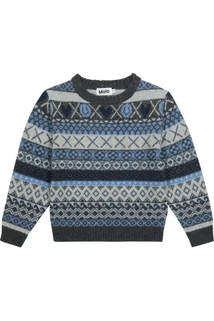 Molo Pull Barri en laine mélangée