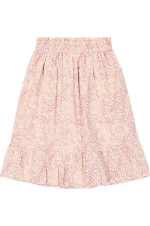Louise Misha Jupe Anneta en coton à fleurs