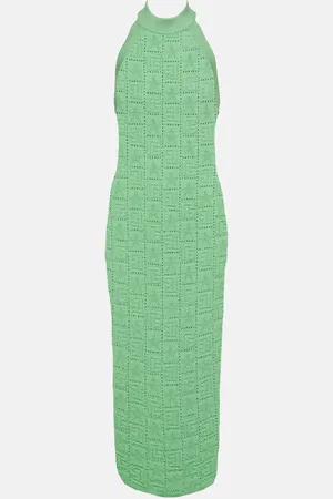 Balmain Robe midi Monogram