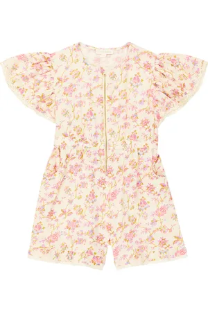 Louise Misha Combi-short Mayalia en coton à fleurs