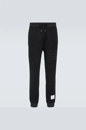 Thom Browne Pantalon de survêtement 4-Bar en coton et soie