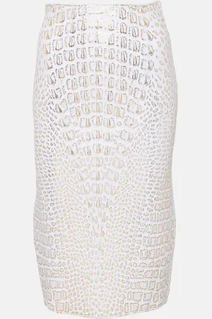 Alaïa Alaïa Jupe crayon à motif serpent