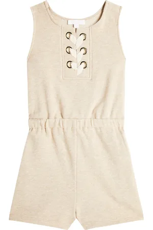 Chloé Chloé Kids Combi-short en coton