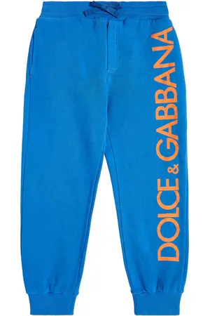 Dolce & Gabbana Pantalon de survêtement en coton à logo