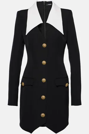 Balmain Robe en laine vierge