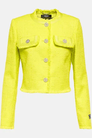 VERSACE Veste en coton mélangé