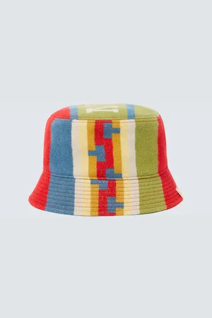 VISVIM Chapeau bob Dome en laine, lin et coton