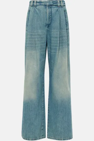 Brunello Cucinelli Jean ample à taille haute