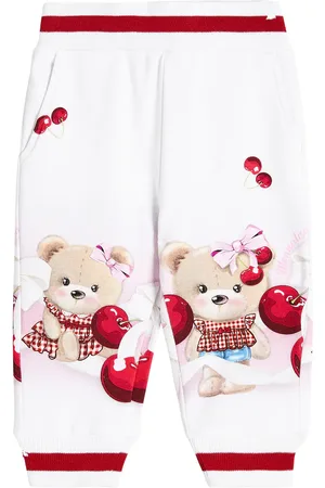 MONNALISA Bébé – Pantalon de survêtement en coton mélangé