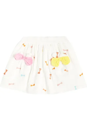 Stella McCartney Jupe brodée en coton