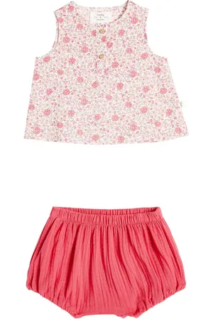 Il gufo Bébé - Ensemble robe et culotte bloomer