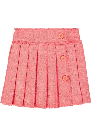 Dolce & Gabbana Jupe plissée en coton mélangé