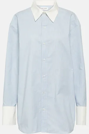 Saint Laurent Chemise rayée en coton