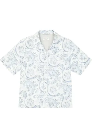 Brunello Cucinelli Chemise imprimée en coton