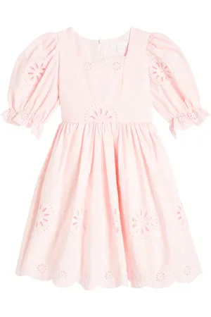 PATACHOU Robe en coton à broderies anglaises