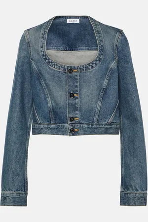 Alaïa Alaïa Veste raccourcie en jean