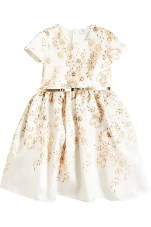 MONNALISA Robe Mikado brodée