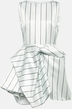 J.W.Anderson Robe drapée à rayures