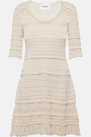 Marant Etoile Robe Jumi en crochet de coton