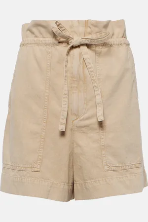 Marant Etoile Short en jean Ipolyte à taille haute