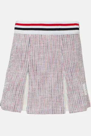 Thom Browne Mini-jupe en coton mélangé