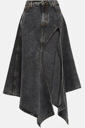Y / PROJECT Jupe midi Evergreen en jean