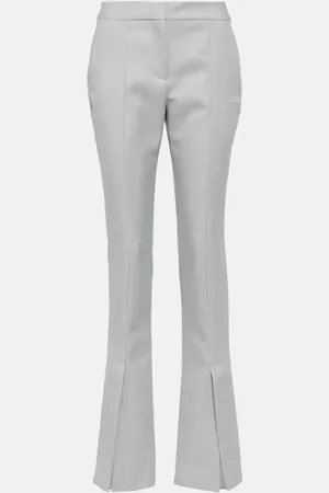 OFF-WHITE Pantalon évasé à taille mi-haute