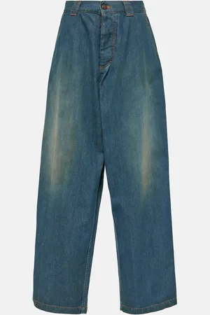 Maison Margiela Jean ample Americana à taille mi-haute