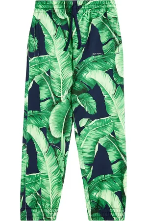 Dolce & Gabbana Pantalon de survêtement imprimé en coton