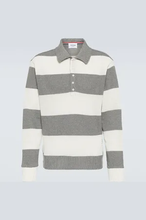 Thom Browne Polo rayé en coton