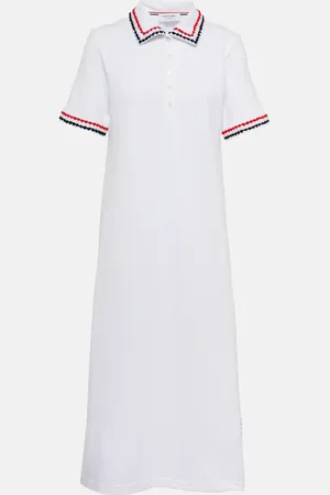 Thom Browne Robe midi en coton