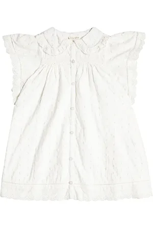 Louise Misha Robe Marla brodée en coton