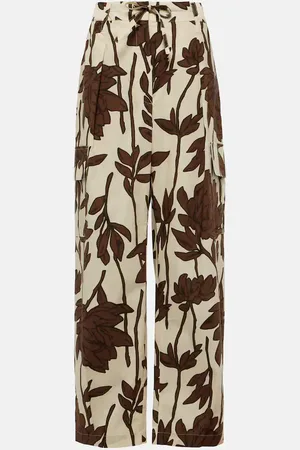 Brunello Cucinelli Pantalon cargo imprimé en coton